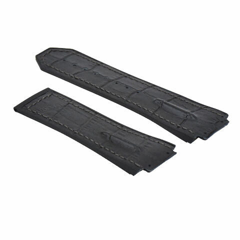 25MM 28MM LEATHER RUBBER STRAP FOR 44-45-48MM HUBLOT BIG BANG KING SCREW COMPLET