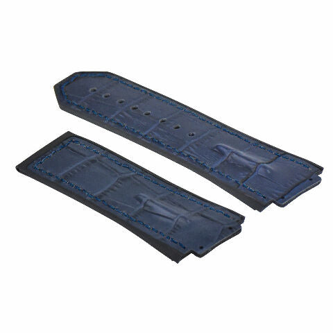 25MM 28MM LEATHER RUBBER STRAP FOR 44-45-48MM HUBLOT BIG BANG KING SCREW COMPLET