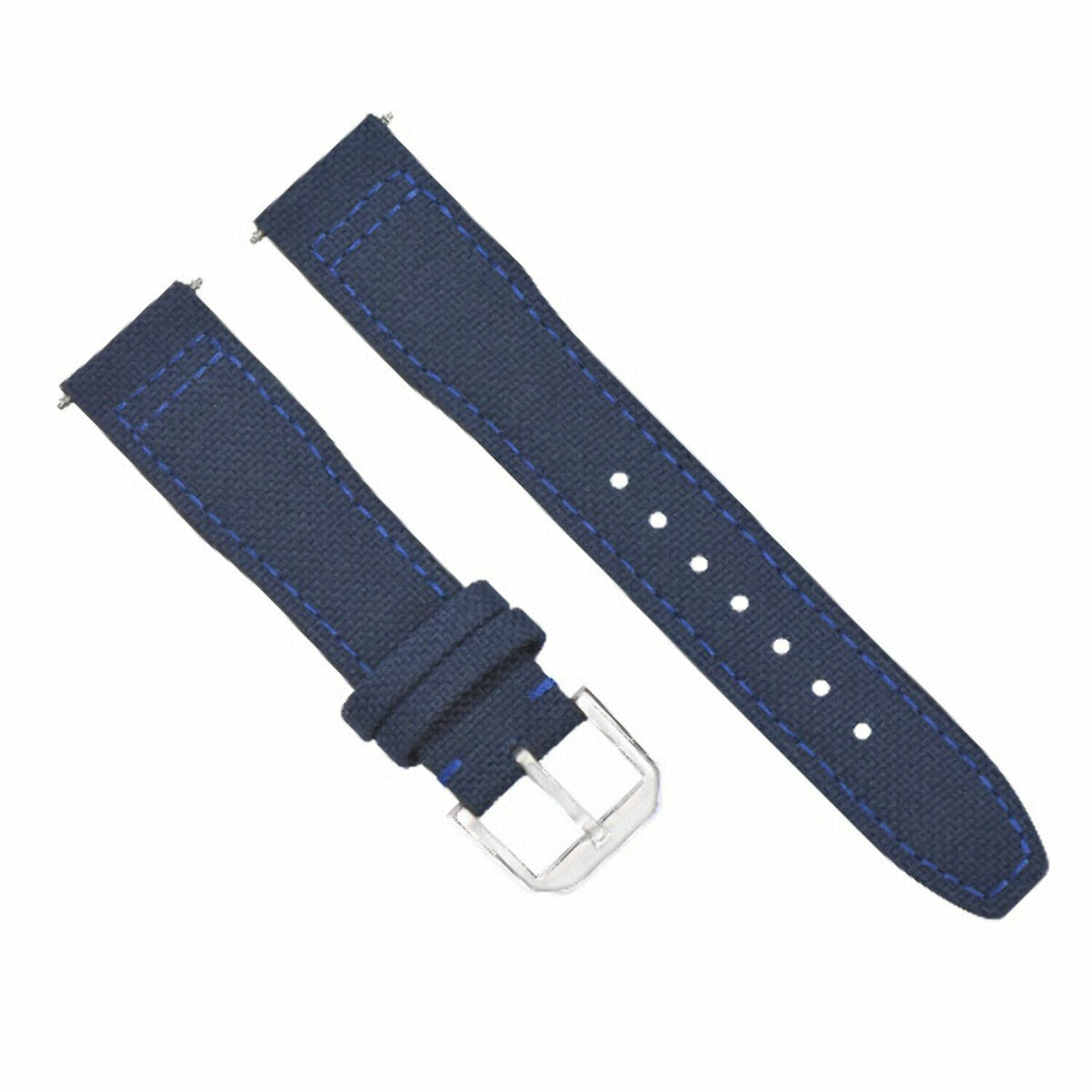 20-22MM CANVAS LEATHER WATCH BAND STRAP FOR IWC PILOT TOP GUN PORTUGUESE + BUCKLE