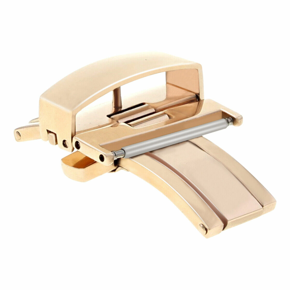 14-16-18-20-22-24MM BUTTERFLY LEATHER STRAP BAND FOR DEPLOYMENT CLASP PUSH BUTTON