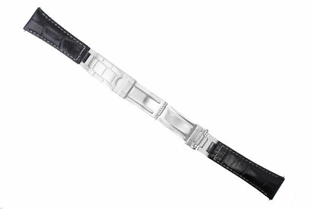 20MM LEATHER WATCH BAND STRAP FOR ROLEX DATEJUST SUBMARINER GMT EXPLORER