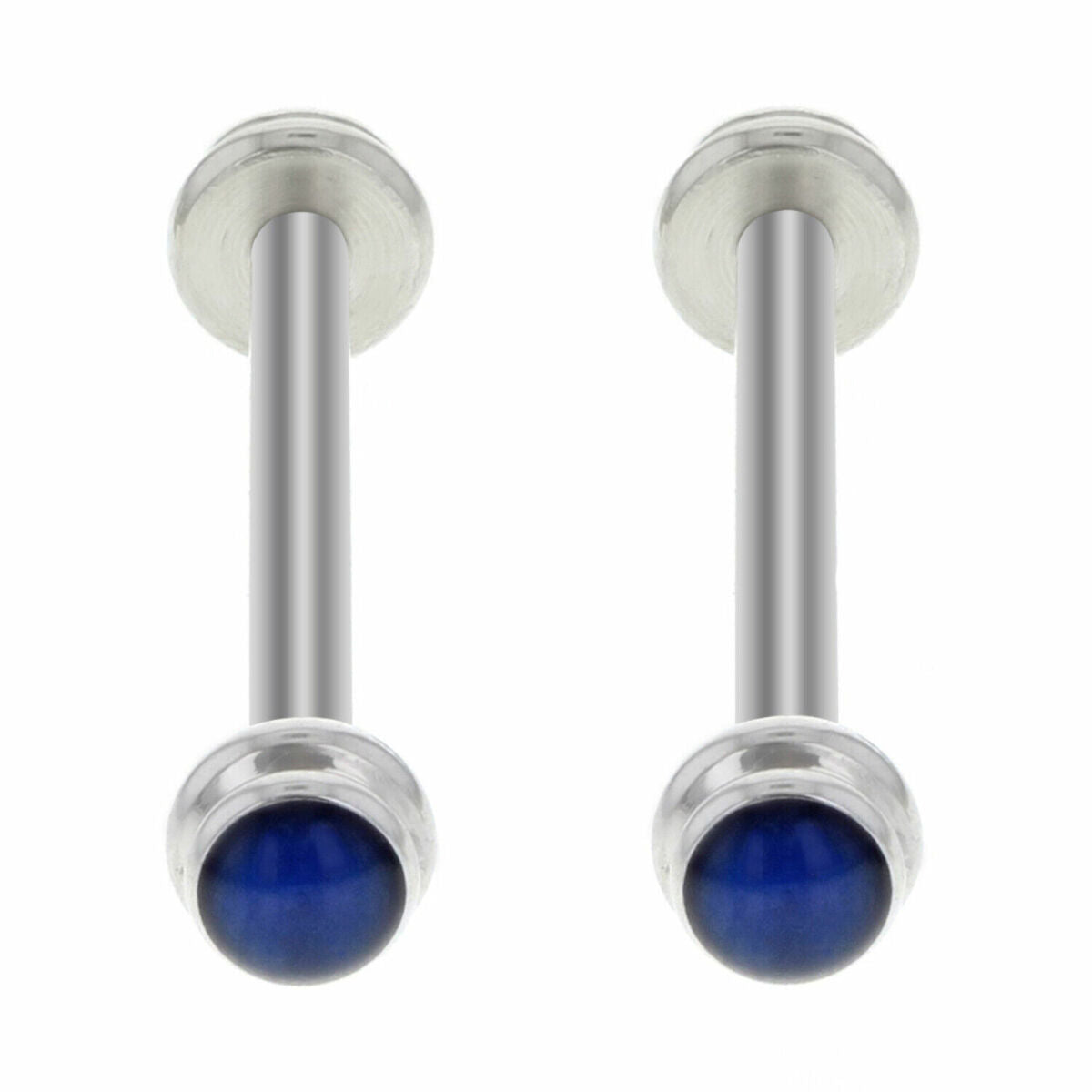 SCREWS TUBES PIN BLUE STONE FOR CARTIER PASHA BAND STRAP BRACELET 16,18,20,22, Silver