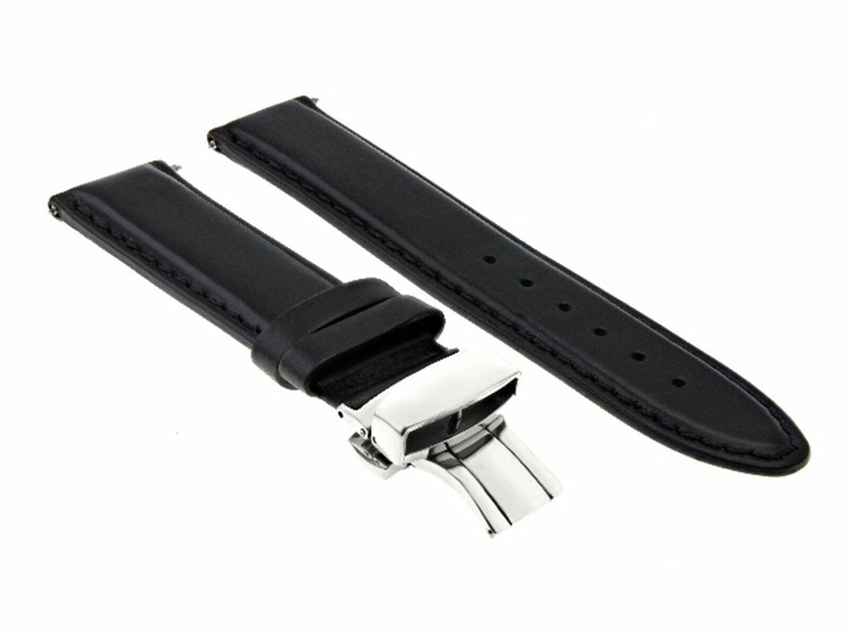 18-19-20-22-24MM CLASSIC MEN LEATHER WATCH BAND STRAP FOR OMEGA SEAMASTER PLANET