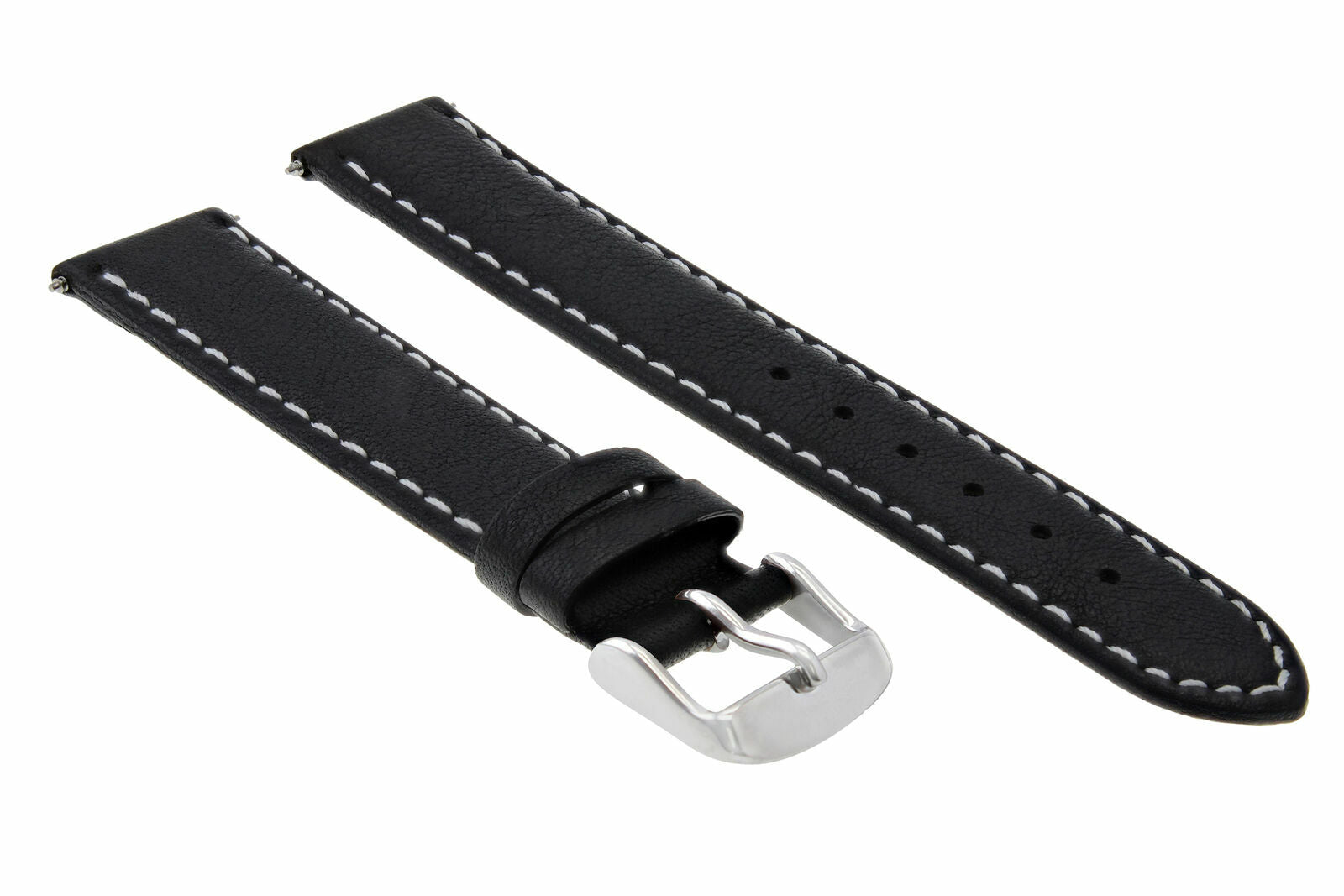 19MM & 20MM SMOOTH LEATHER WATCH BAND STRAP FOR ROLEX DATE OR DATEJUST WATCH