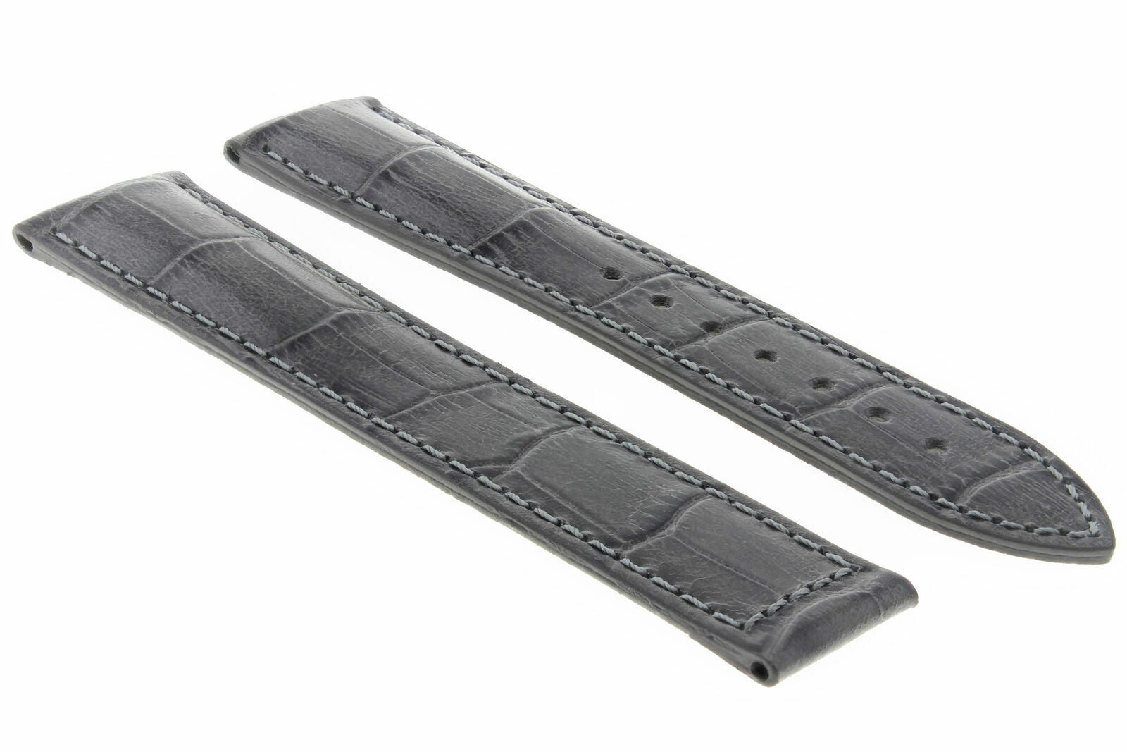 LEATHER WATCH BAND STRAP FOR OMEGA SEAMASTER PLANET SPEEDMASTER-20MM
