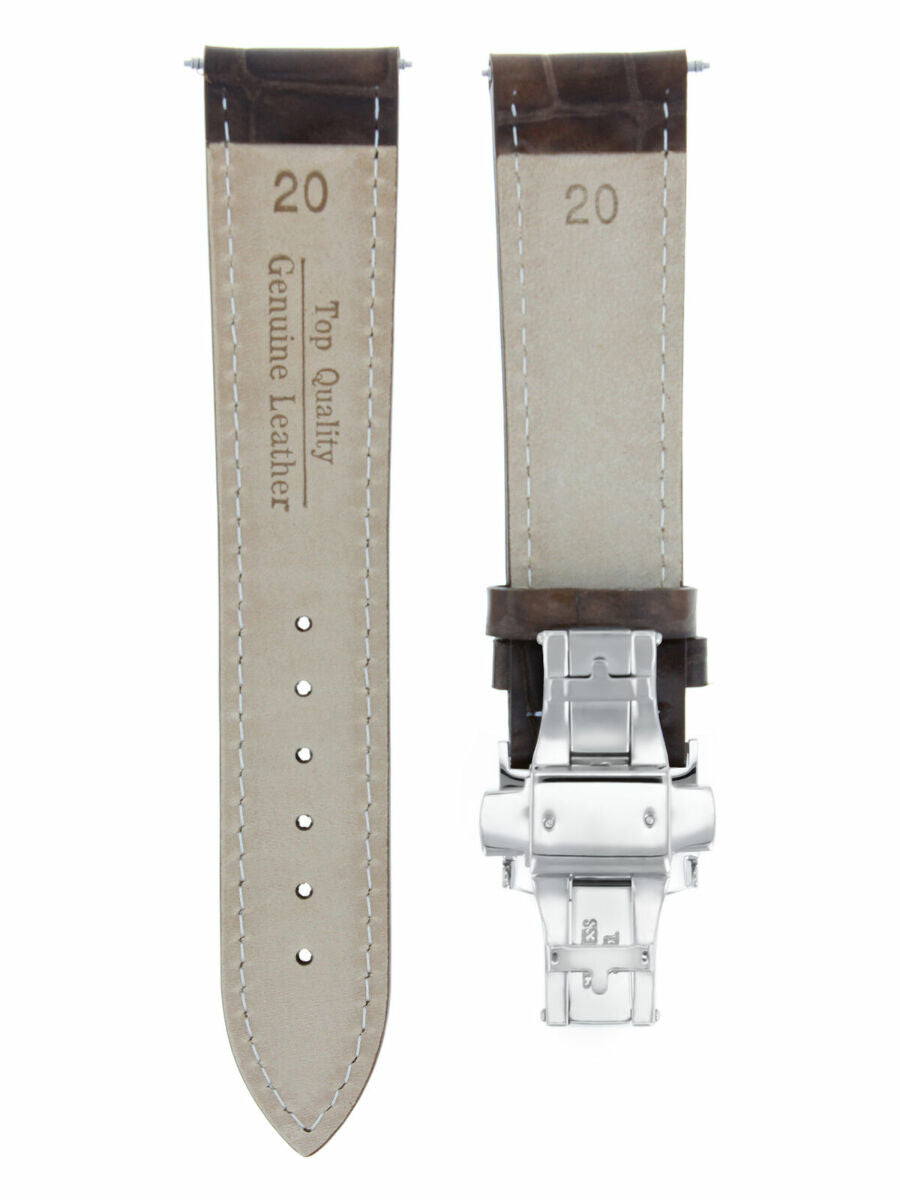 17-18-19-20-21-22-23-24MM LEATHER WATCH BAND STRAP FOR TUDOR DEPLOYMENT CLASP