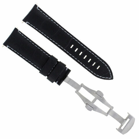 22MM-24MM GENUINE REPLACEMENT ITALIAN LEATHER STRAP FOR UNIVERSAL WATCH BAND
