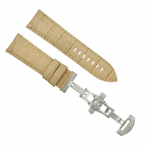 22MM-24MM GENUINE REPLACEMENT ITALIAN LEATHER STRAP FOR UNIVERSAL WATCH BAND