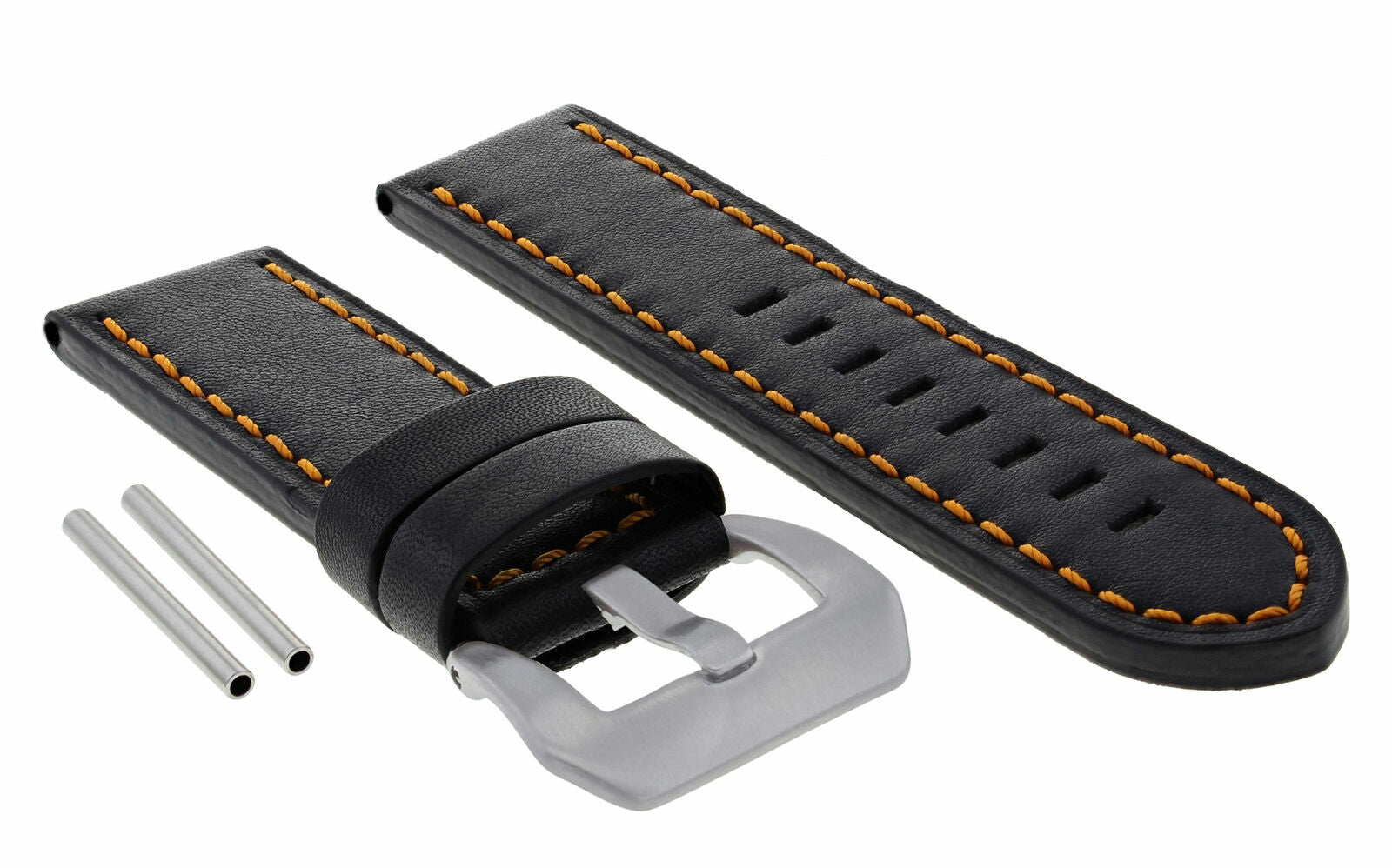 20-22-24MM GENUINE ITALIAN LEATHER WATCH BAND STRAP FOR ANY BRAND WATCH