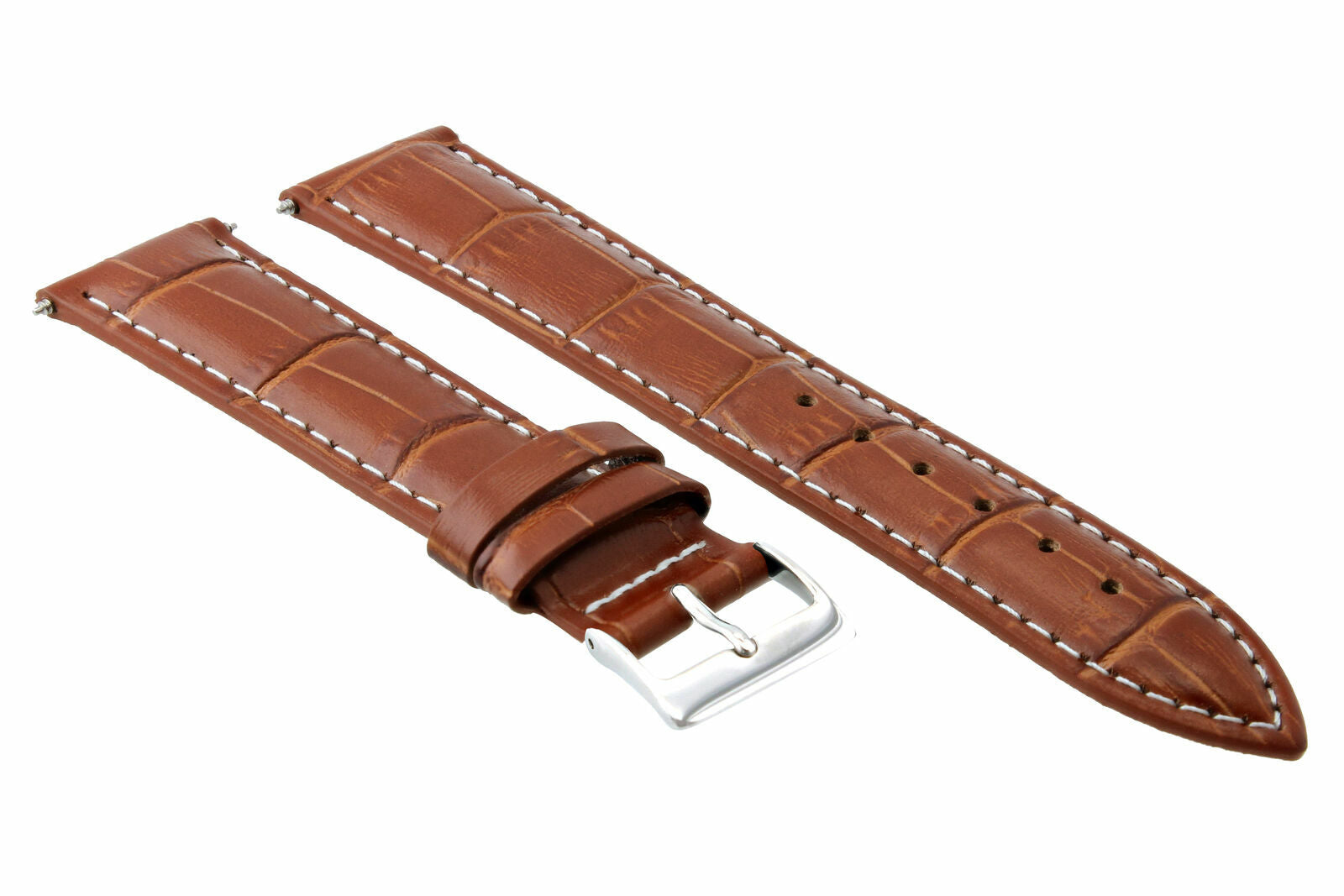 GENUINE LEATHER WATCH BAND STRAP FOR LONGINES WATCH - 24MM