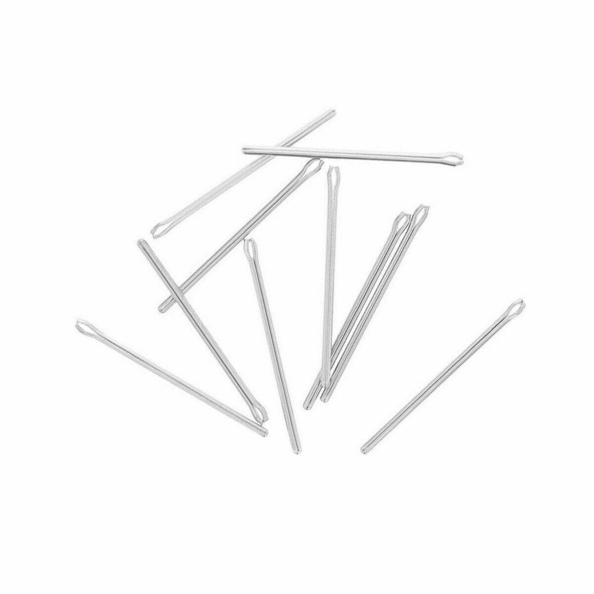 10 COTTER LINK SPLIT PIN FOR WATCH BAND LINK 18MM  0.8MM THICK STAINLESS STEEL