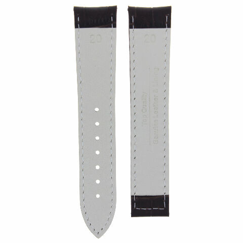 LEATHER WATCH BAND STRAP FOR ORIS ARTIX SPORT CHRONO CLASP - 20MM