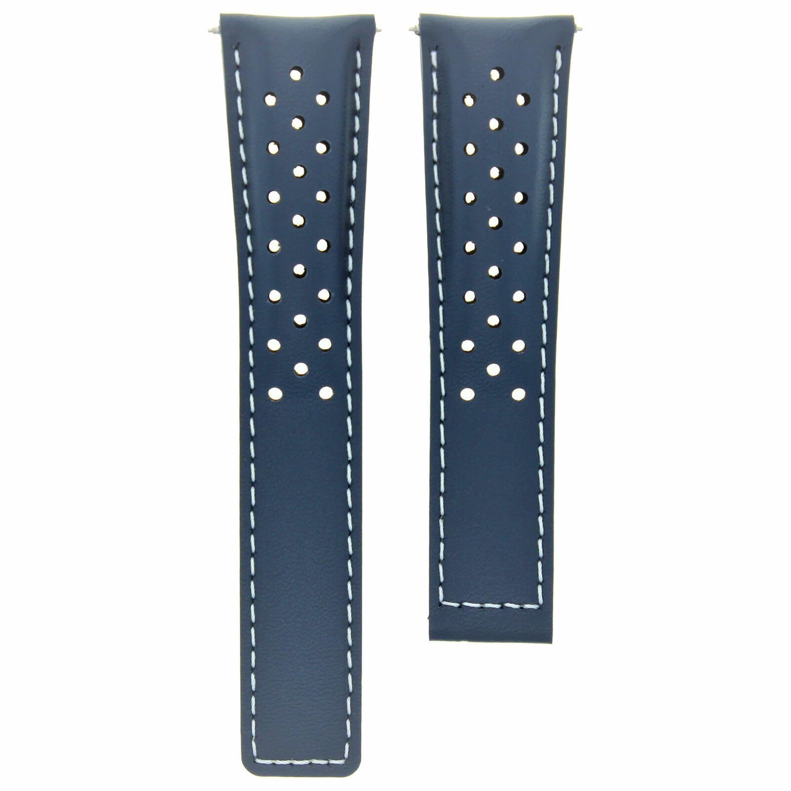 19-20-22MM LEATHER WATCH BAND STRAP FOR ORIS ARTIX SPORT PERFORATED + D/CLASP