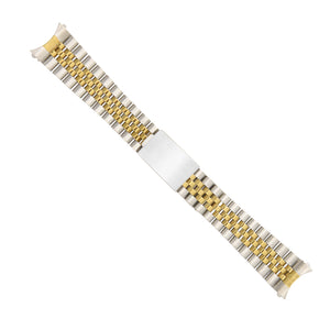 20MM Jubilee Watch Band Solid Link for Rolex Datejust 16013 16233 16234 Two Tone