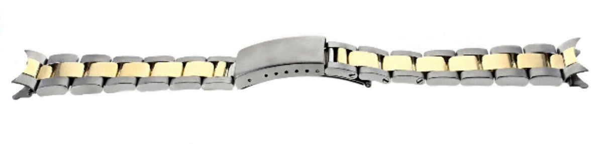 OYSTER WATCH BAND FOR ROLEX SUBMARINER 16800 16803 16808 16818 18K/SS 20MM