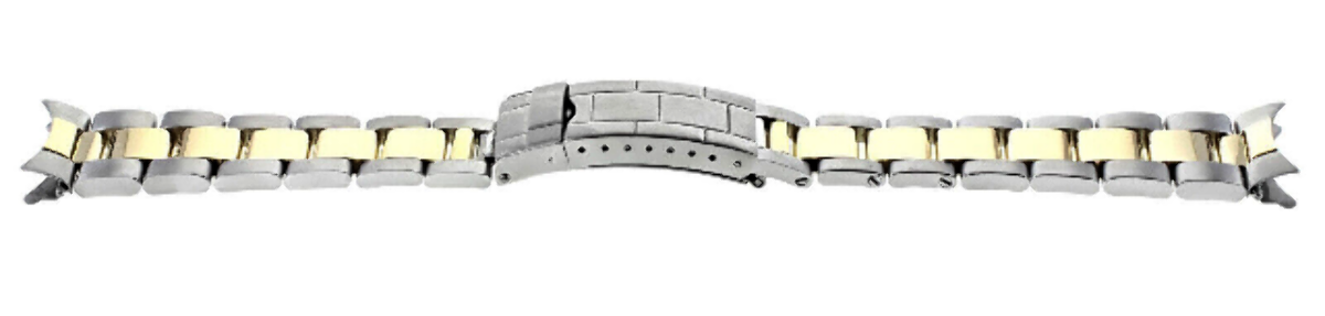 OYSTER WATCH BAND FOR ROLEX SUBMARINER GMT 16700 16718 16750 16753 18K/SS 20MM