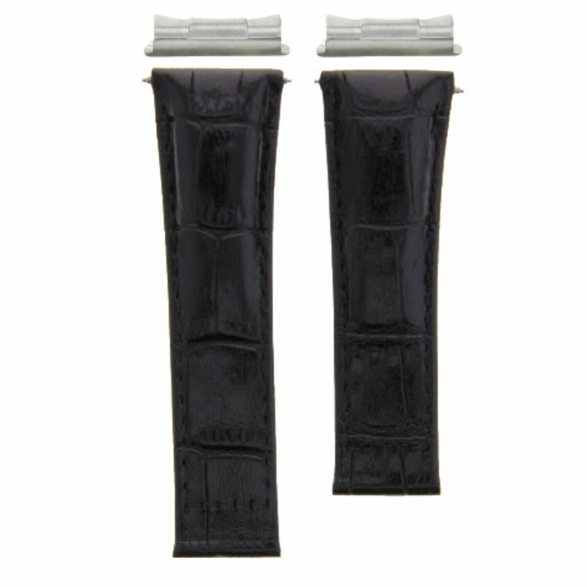 20MM LEATHER WATCH BAND STRAP FITS ROLEX SUBMARINER, GMT, DATEJUST WATCH - GOLD