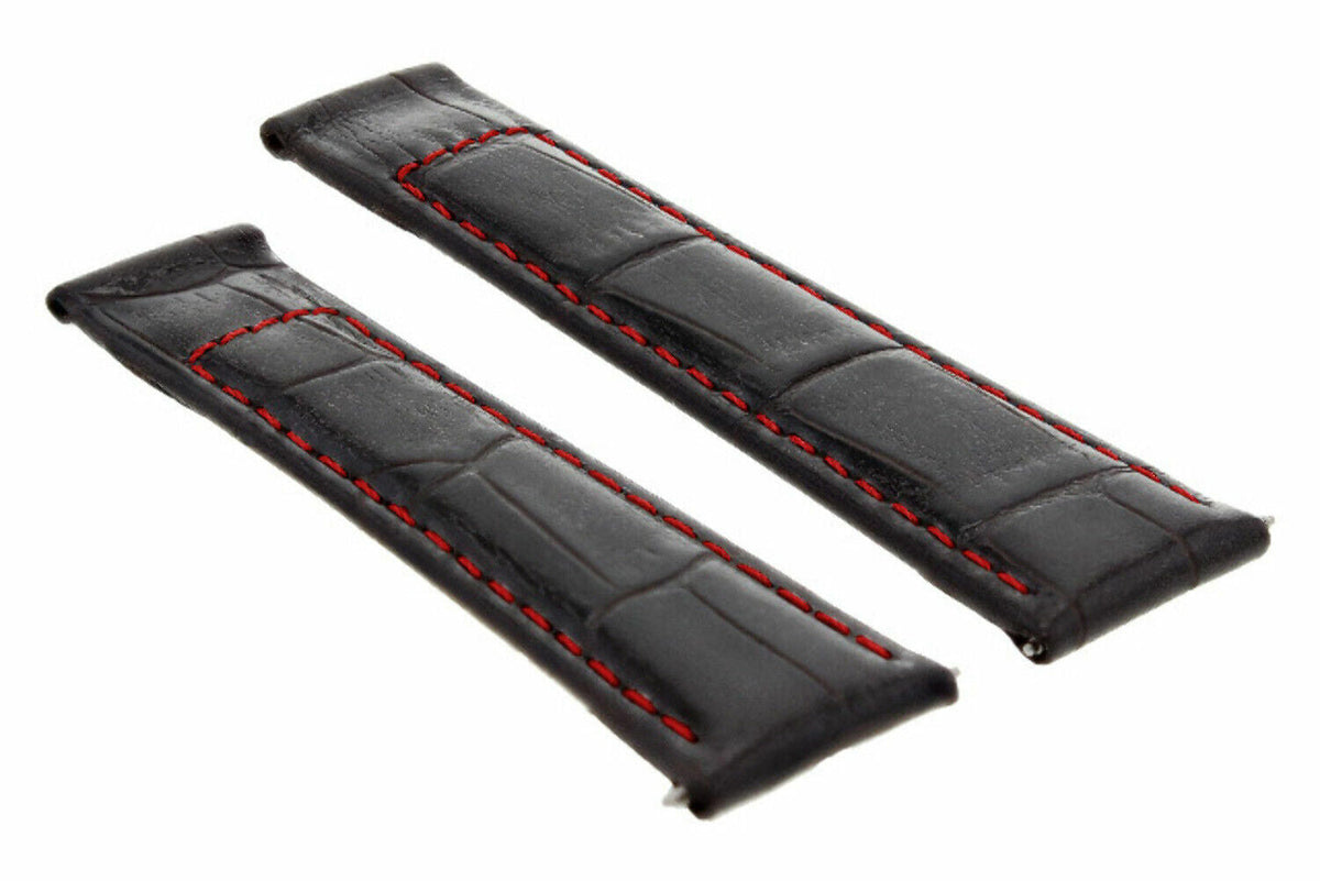20MM REPLACEMENT LEATHER WATCH BAND STRAP FOR ROLEX SUBMARINER GMT DATEJUST