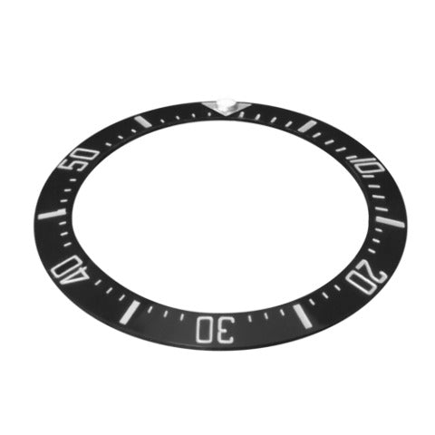 BLACK CERAMIC BEZEL INSERT FOR 44MM ROLEX DEEPSEA 116660 126600 136660  BLUE LUM