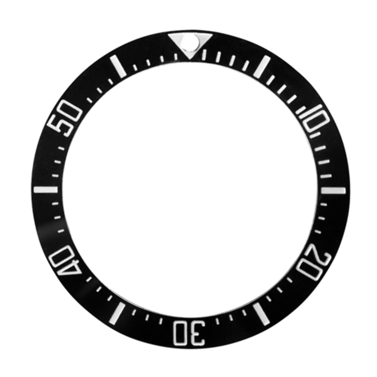 BLACK CERAMIC BEZEL INSERT FOR 44MM ROLEX DEEPSEA 116660 126600 136660  BLUE LUM