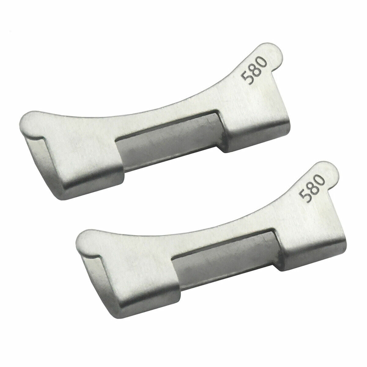 2 PCS 580 END PIECE LINK FOR 20MM ROLEX EXPLORER 1655 1665 OYSTER WATCH BAND