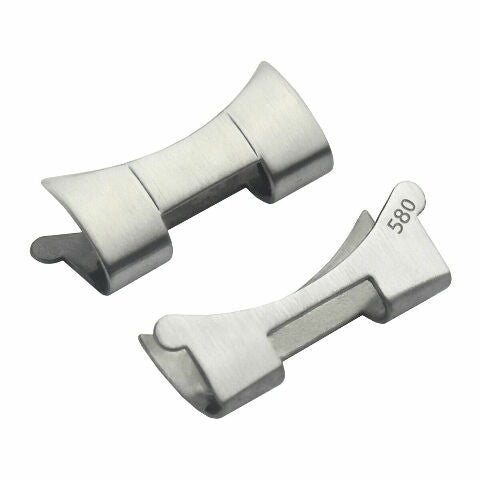2 PCS END LIINK PIECE FOR 20MM VINTAGE OYSTER WATCH BAND ROLEX 93150 5508 5512
