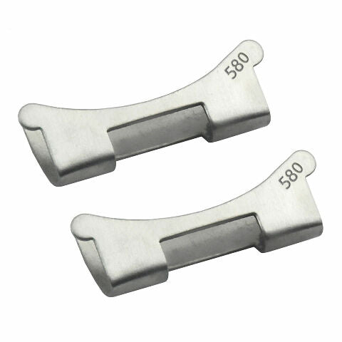 2 PCS END LIINK PIECE FOR 20MM VINTAGE OYSTER WATCH BAND ROLEX 93150 5508 5512