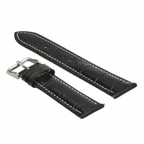 LEATHER WATCH BAND STRAP-QUICK RELEASE FOR CITIZEN ECO DRIVE - 19MM