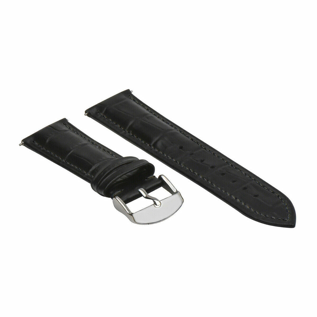LEATHER WATCH BAND STRAP-QUICK RELEASE FOR CITIZEN ECO DRIVE - 24MM