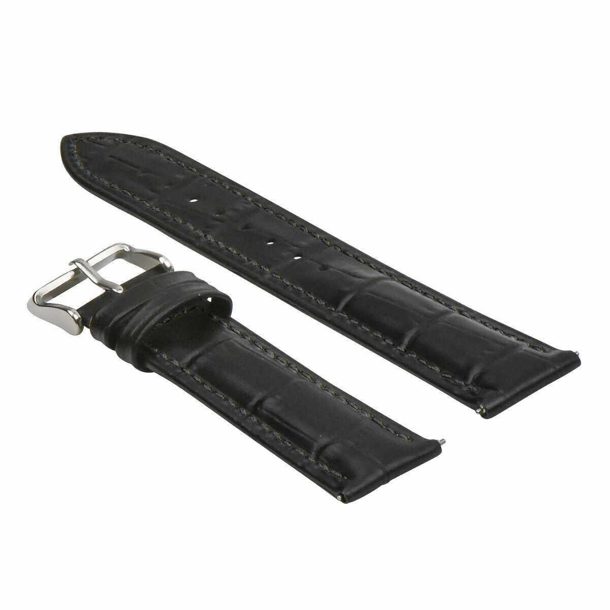 GENUINE LEATHER WATCH STRAP QUICK RELEASE FOR TISSOT LONG - 20MM