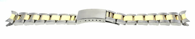 19MM OYSTER WATCH BAND FOR 34MM ROLEX DATE PERPETUAL 15000 15010 15505 TWO TONE