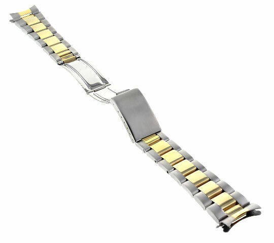 19MM OYSTER WATCH BAND FOR 34MM ROLEX DATE PERPETUAL 15000 15010 15505 TWO TONE