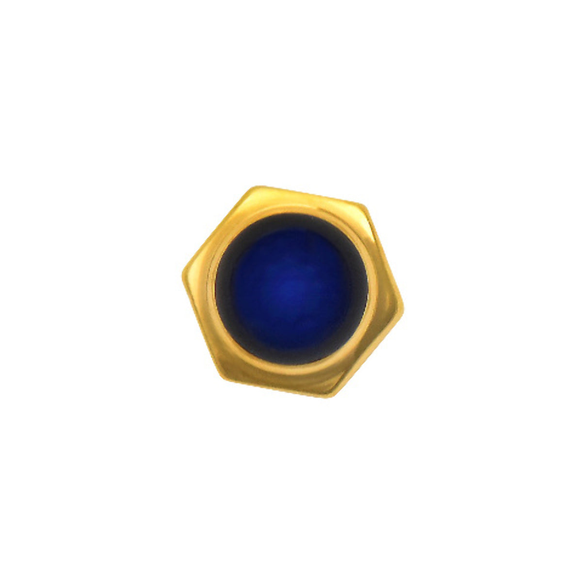 WATCH CROWN FOR 29MM CARTIER SANTOS 100 TANK FRANCAISE GALBEE 2303 2465 GOLD BLU
