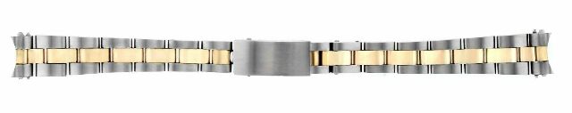 13MM 14K GOLD TWO TONE JUBILEE WATCH BAND FOR 26MM ROLEX DATEJUST 69160 69163