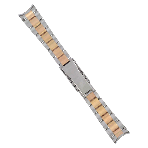 20MM 14K GOLD TWO TONE OYSTER WATCH BAND FOR ROLEX 16333 16334 SOLID END