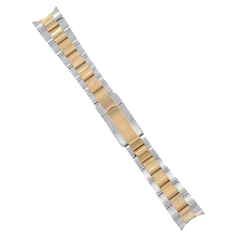 20MM 14K GOLD TWO TONE OYSTER WATCH BAND FOR ROLEX 16333 16334 SOLID END