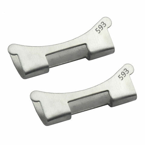 2 END LINK 593 FOR OYSTER BAND FOR ROLEX SEADWELLER 93150 78360 16610 GMT 16750