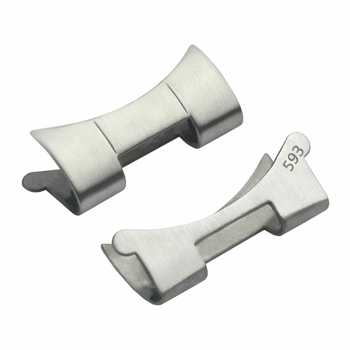 2 END LINK 593 FOR OYSTER BAND FOR ROLEX SEADWELLER 93150 78360 16610 GMT 16750