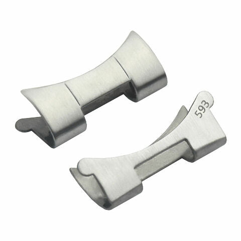2 END LINK 593 FOR OYSTER BAND FOR ROLEX SEADWELLER 93150 78360 16610 GMT 16750