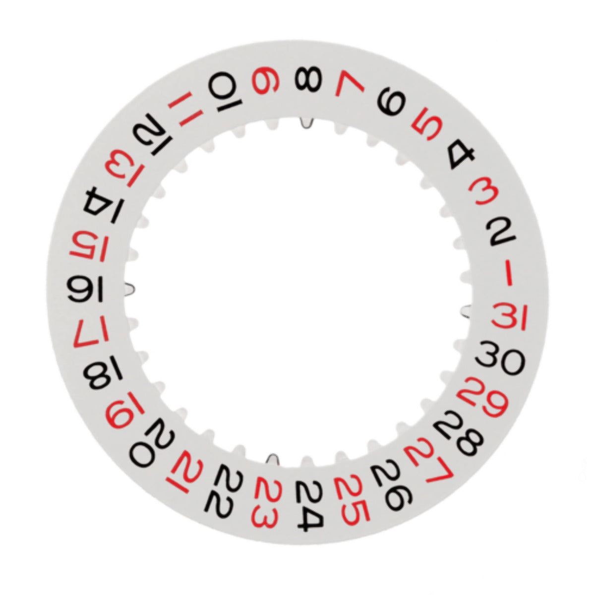 DATE DISC ROULETTE FOR ROLEX DATEJUST II 16263 16264 116261 116264  RED/BLACK