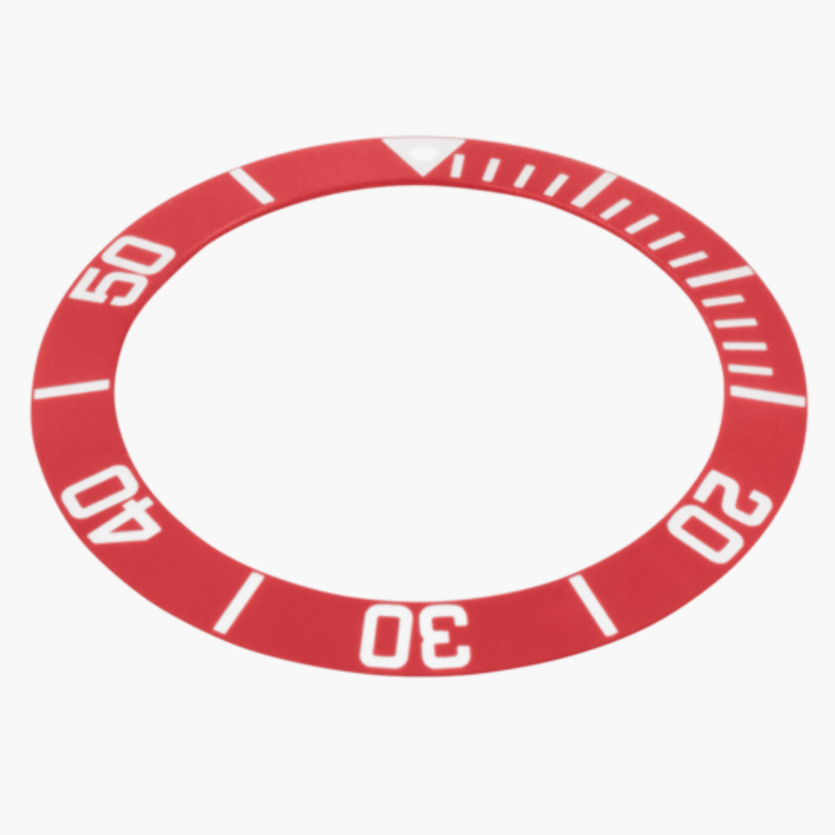 REPLACEMENT BEZEL INSERT RED FOR WATCH 38.90MM X 30.10MM