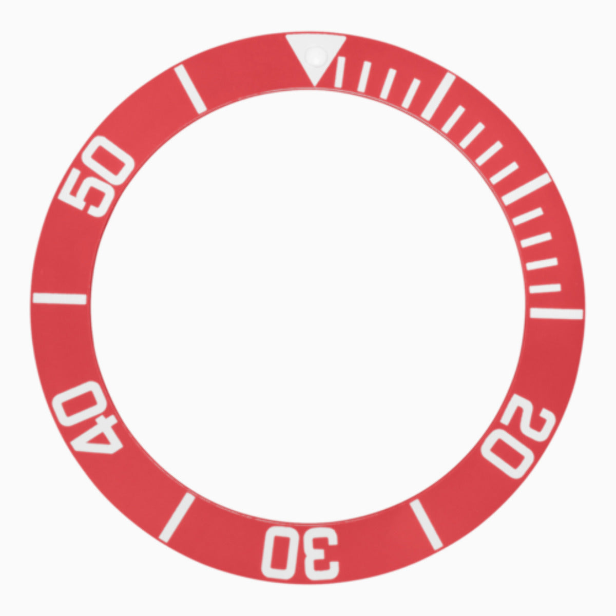 REPLACEMENT BEZEL INSERT RED FOR WATCH 38.90MM X 30.10MM