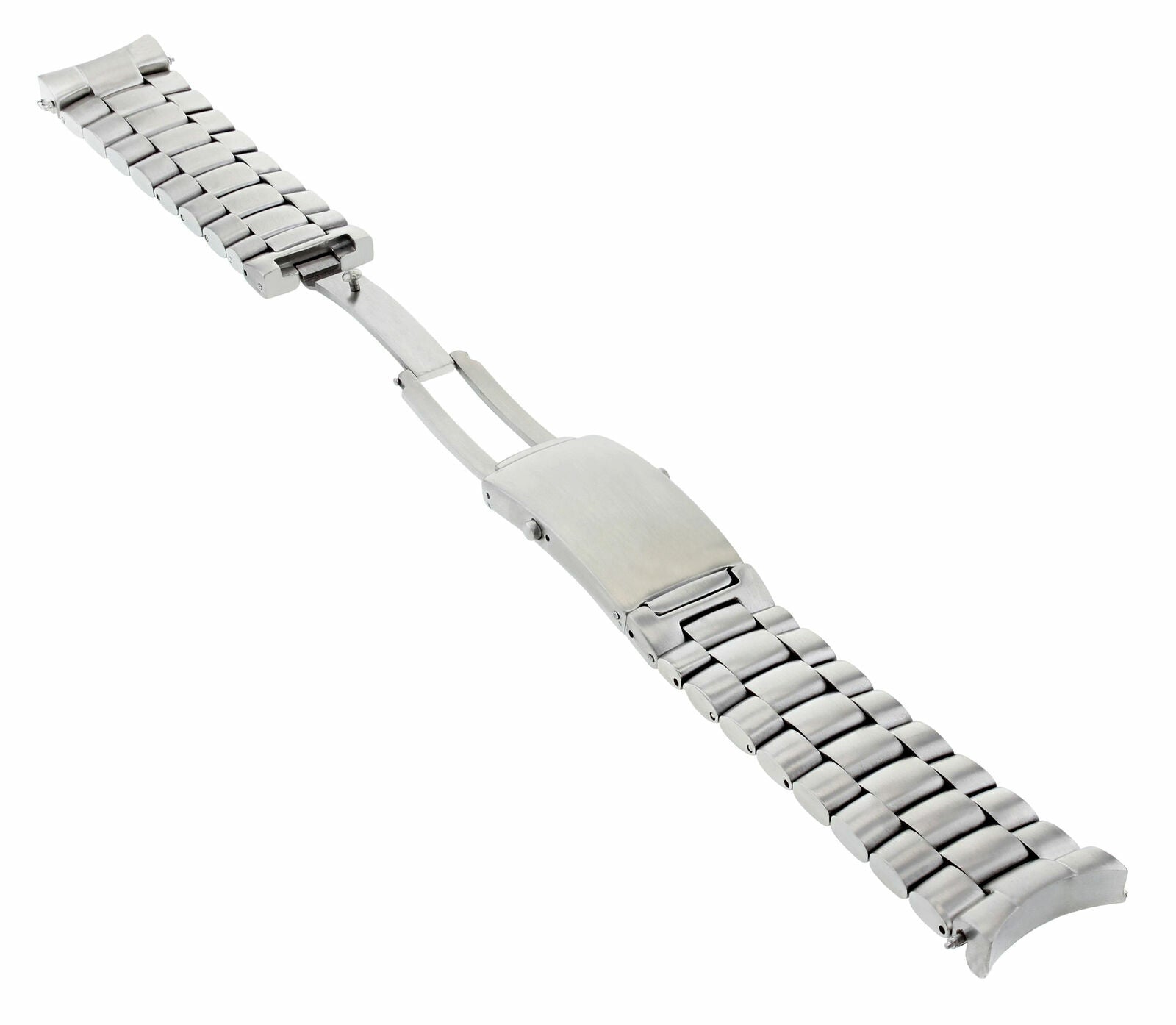 WATCH BAND SOLID LINK BRACELET FOR CASIO MDV106B-2AV RESIN WATCH 200 METER 22MM