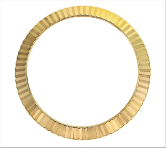 FLUTED  BEZEL FOR 40MM  ROLEX PRESIDENT DAY DATE 228238,228398,228348 GOLD COLOR