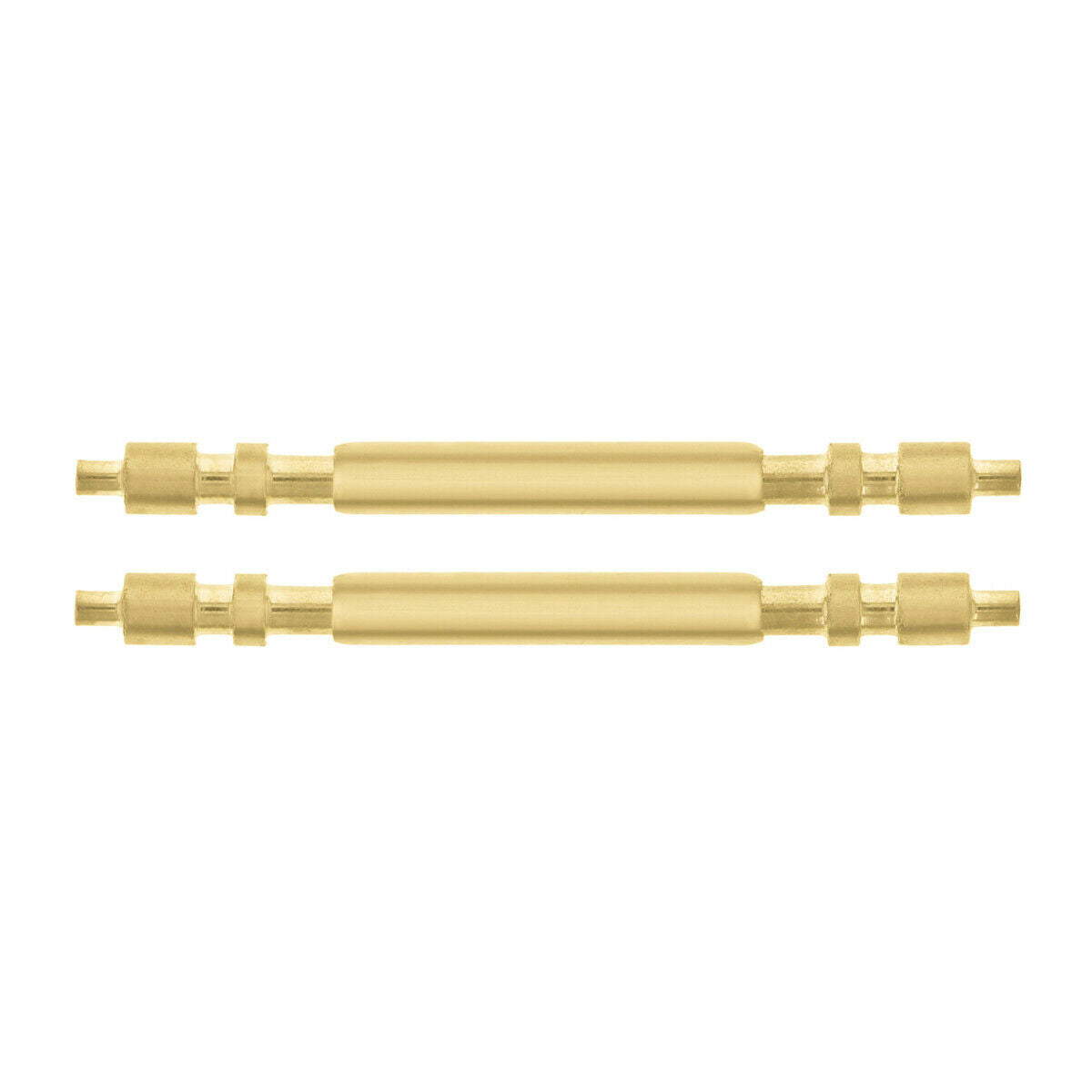 2 GOLD SPRING BAR PIN FOR 36MM ROLEX PRESIDENT DAYDATE 118205 118238 118388 GOLD