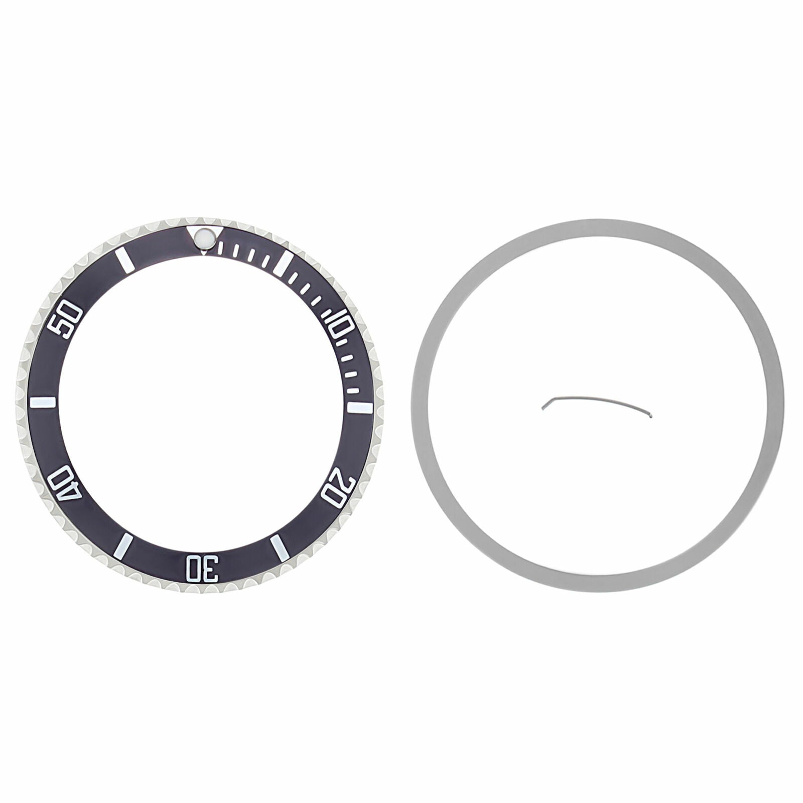 BEZEL & INSERT FOR ROLEX SUBMARINER 16800 16808 16610 16613 16810 GREY