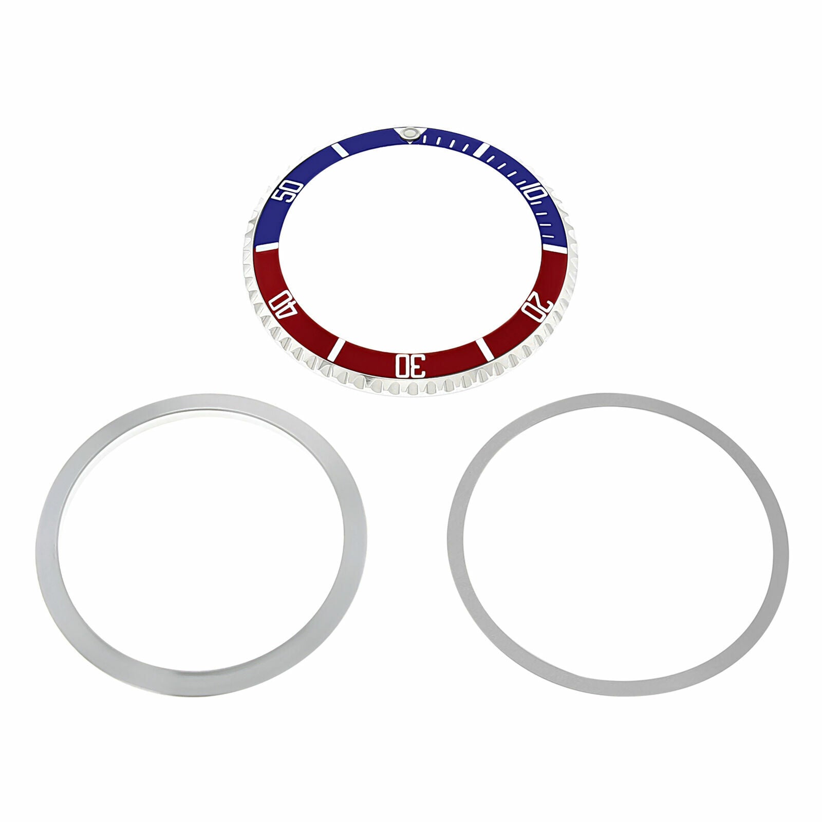 BEZEL INSERT RETAINING FOR TUDOR  SUBMARINER 9401 7928 7016 76100 94110 BLUE/RED