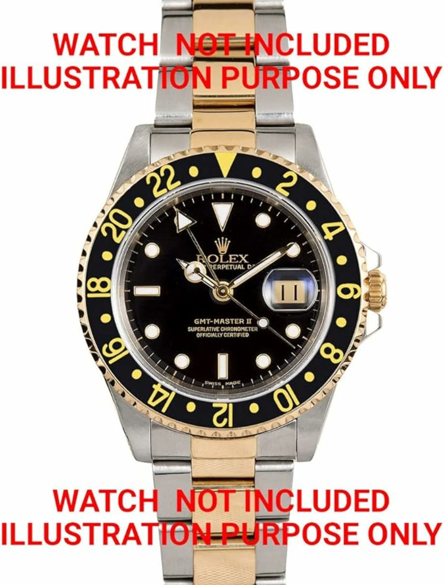 BEZEL & INSERT FOR ROLEX GMT 16700 16710 16718 16760 16713 SAPPHIRE BLACK GP