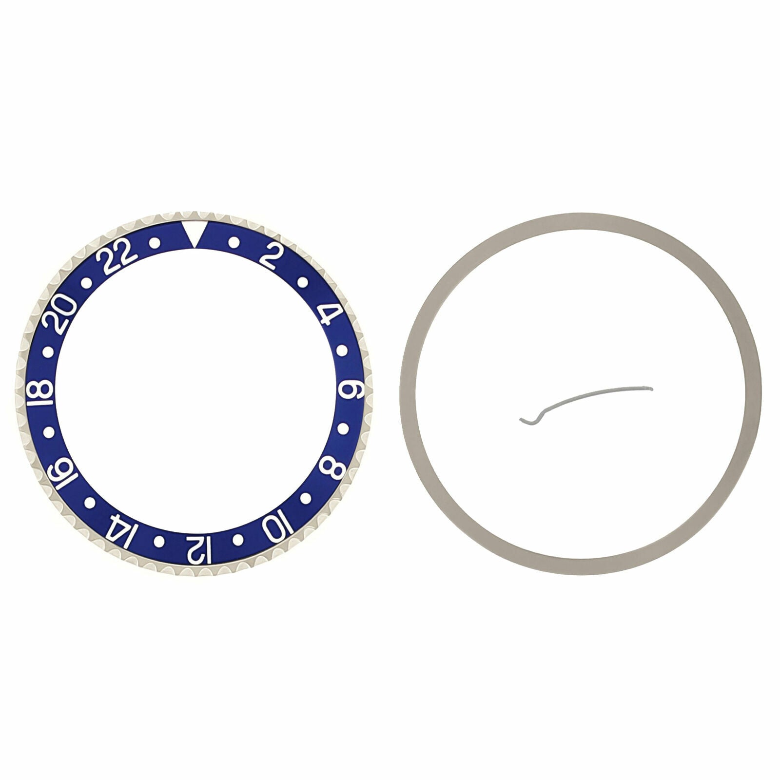 BEZEL & CERAMIC INSERT FOR ROLEX GMT 16700, 16718,16710,16760 SAPPHIRE BLUEBERRY