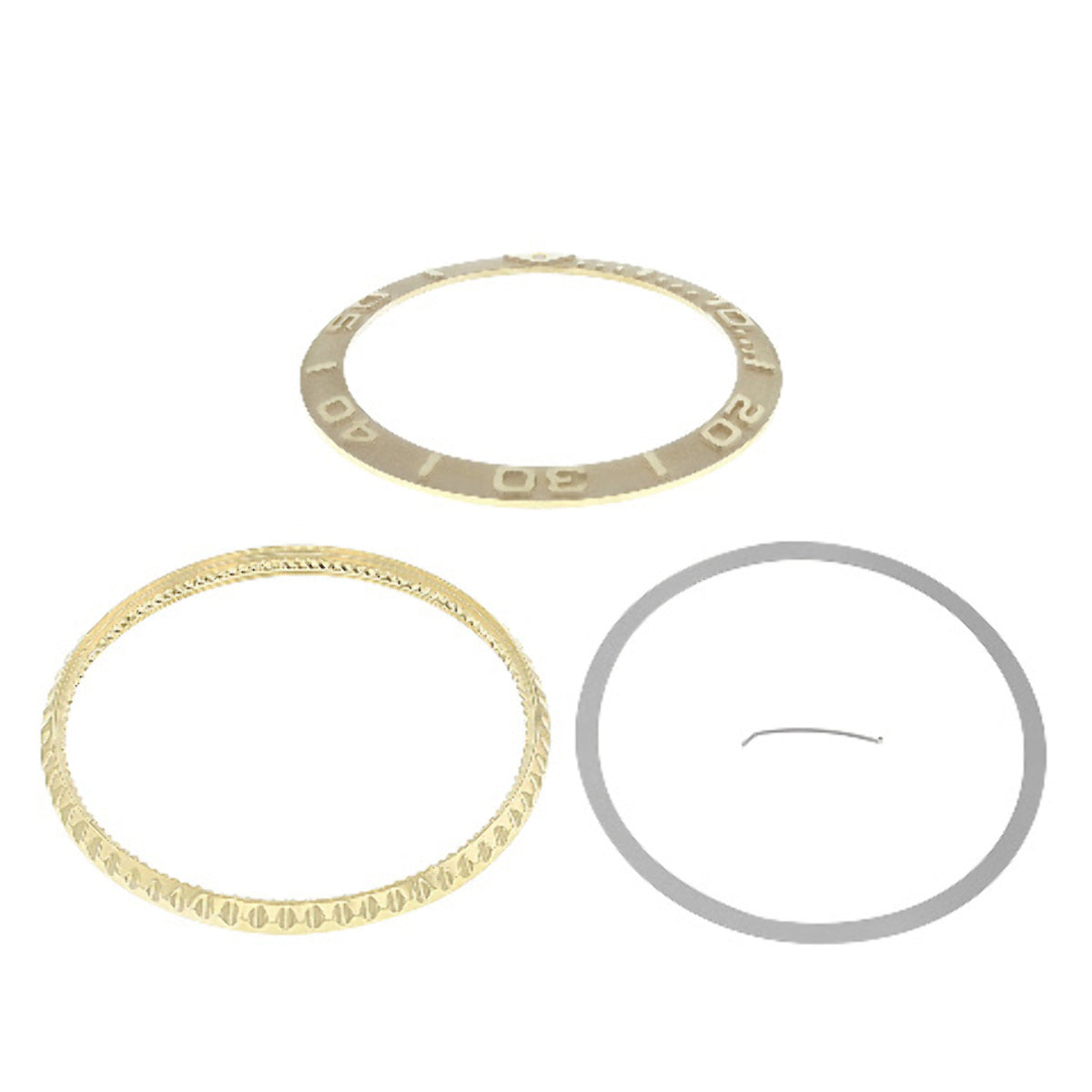 BEZEL & INSERT FOR 40MM ROLEX YACHTMASTER 16622 16623 116622 116623 GOLD